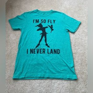Men’s Disney Peter Pan and Tinkerbell T-Shirt - Size: Small
